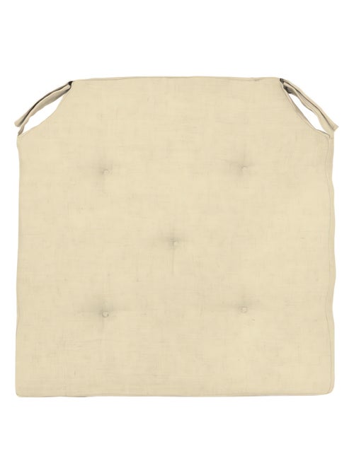 Dessus de chaise lin 40x40x4 cm LINEN, par Soleil d'Ocre - Kiabi Dessus de chaise lin 40x40x4 cm LINEN, par Soleil d'Ocre - Kiabi