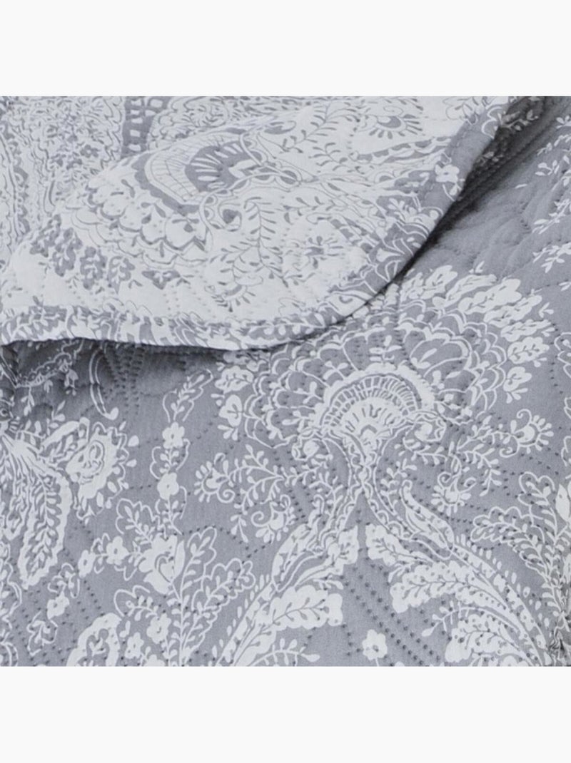 Dessus de lit - atmosphera - 100% polyester Gris - Kiabi