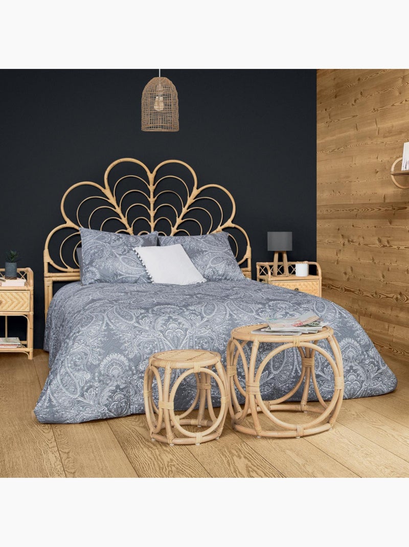 Dessus de lit - atmosphera - 100% polyester Gris - Kiabi