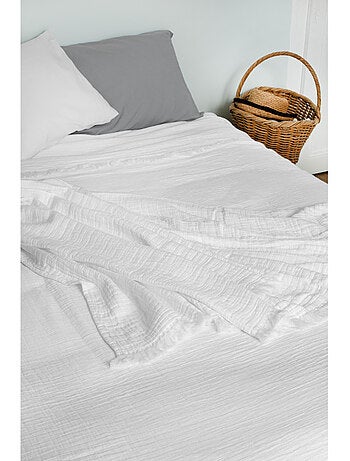 Dessus de lit - toison d'or - 100% double gaze de coton 300 gr/m²