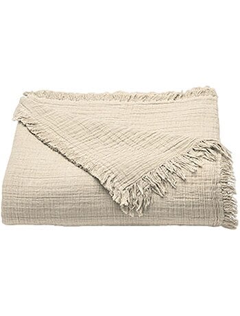 Dessus de lit - toison d'or - 100% double gaze de coton 300 gr/m²