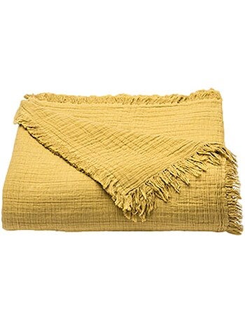 Dessus de lit - toison d'or - 100% double gaze de coton 300 gr/m²