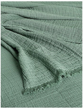 Dessus de lit - toison d'or - 100% double gaze de coton 300 gr/m²