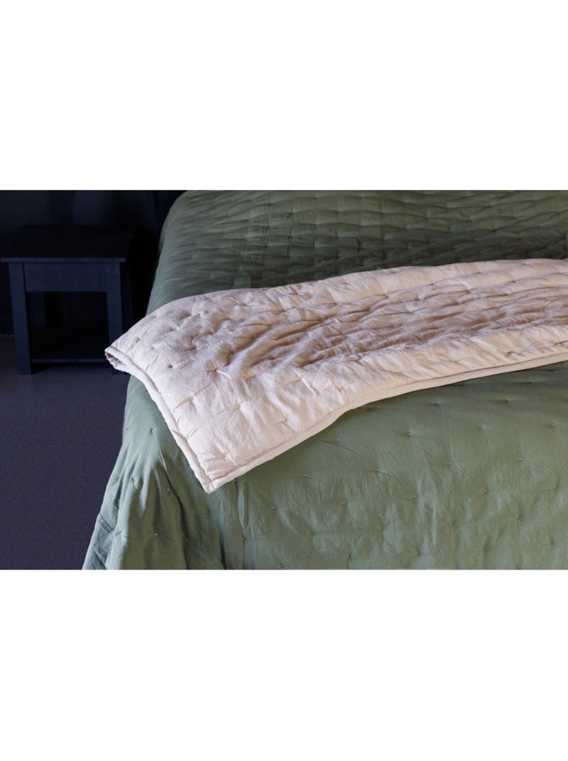 Dessus de lit - vent du sud - polyester gris anthracite - Kiabi