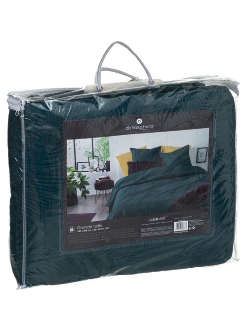 Dessus de lit avec 2 taies d'oreillers JUNGLE - Kiabi