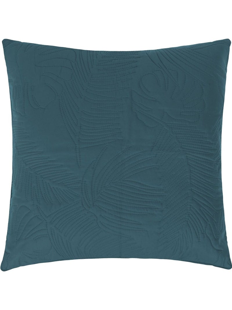 Dessus de lit avec 2 taies d'oreillers JUNGLE Bleu - Kiabi