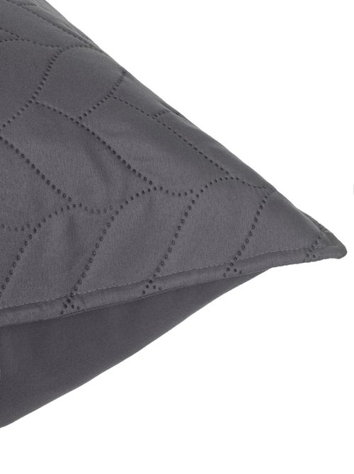 Dessus de lit avec 2 taies d'oreillers tressés en polyester - Kiabi