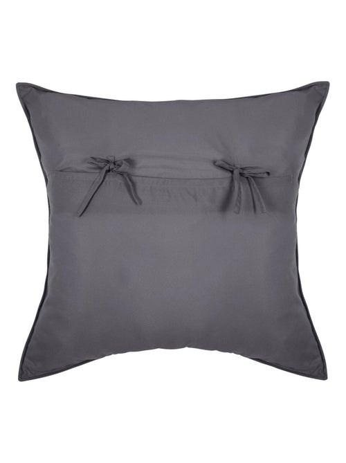 Dessus de lit avec 2 taies d'oreillers tressés en polyester - Kiabi