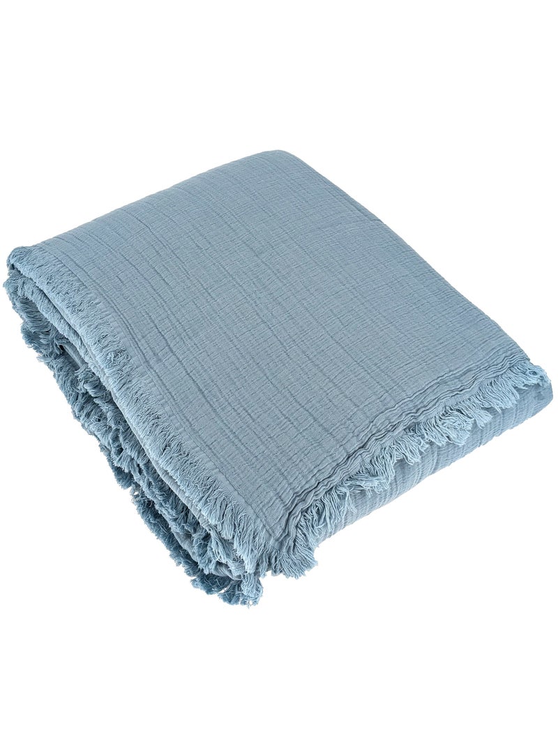Dessus de lit BREHAT Orange clair - Kiabi