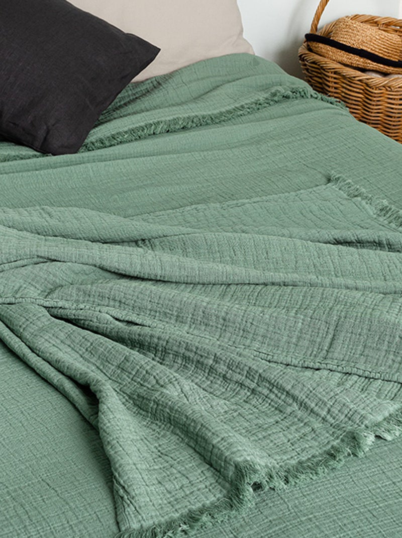 Dessus de lit BREHAT Vert anis - Kiabi