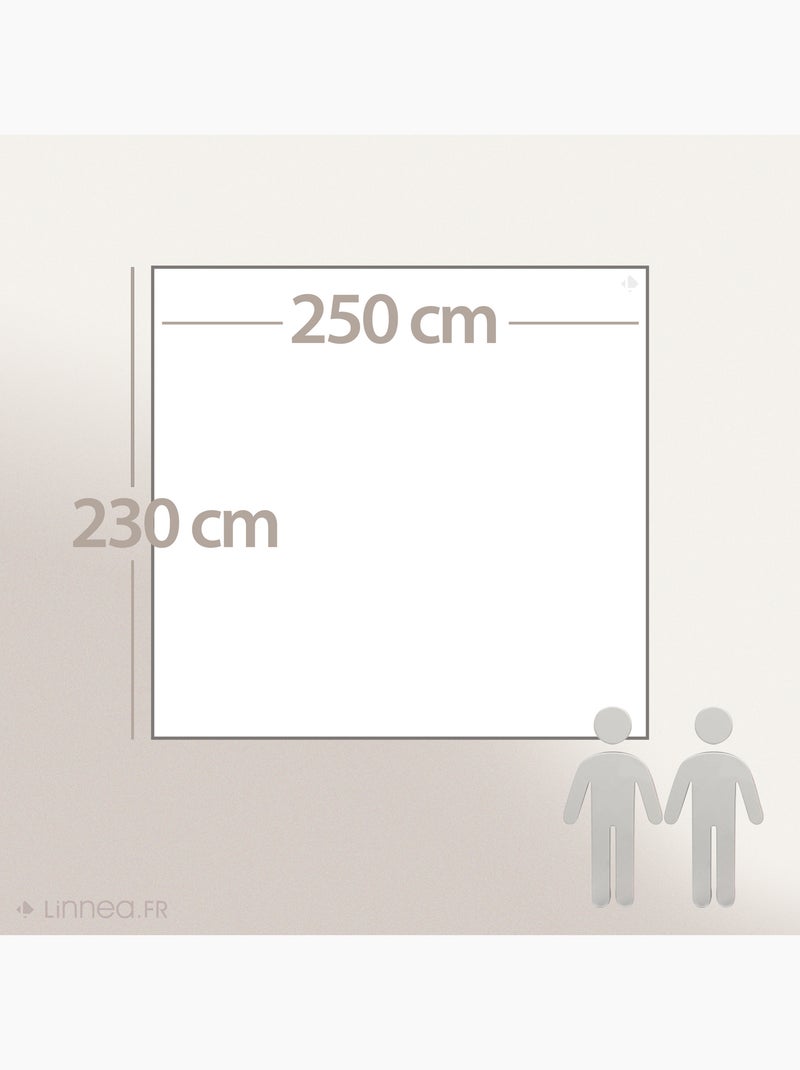 Dessus de lit CHARENTE coton Blanc - Kiabi