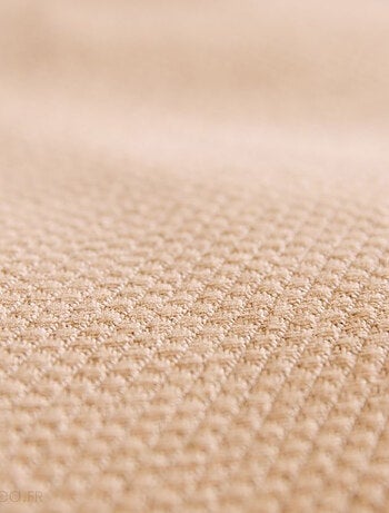 Dessus de lit coton et lin mélangés CABOURG naturel