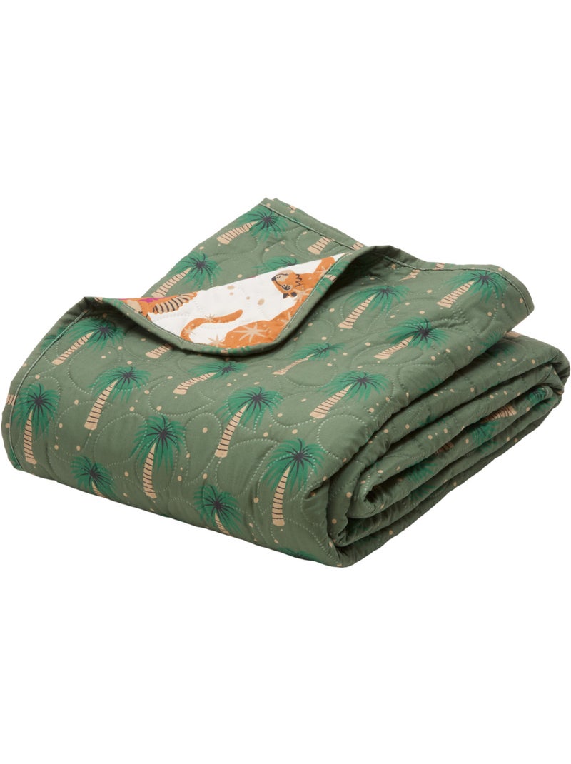 Dessus de lit double COLE Blanc - Kiabi
