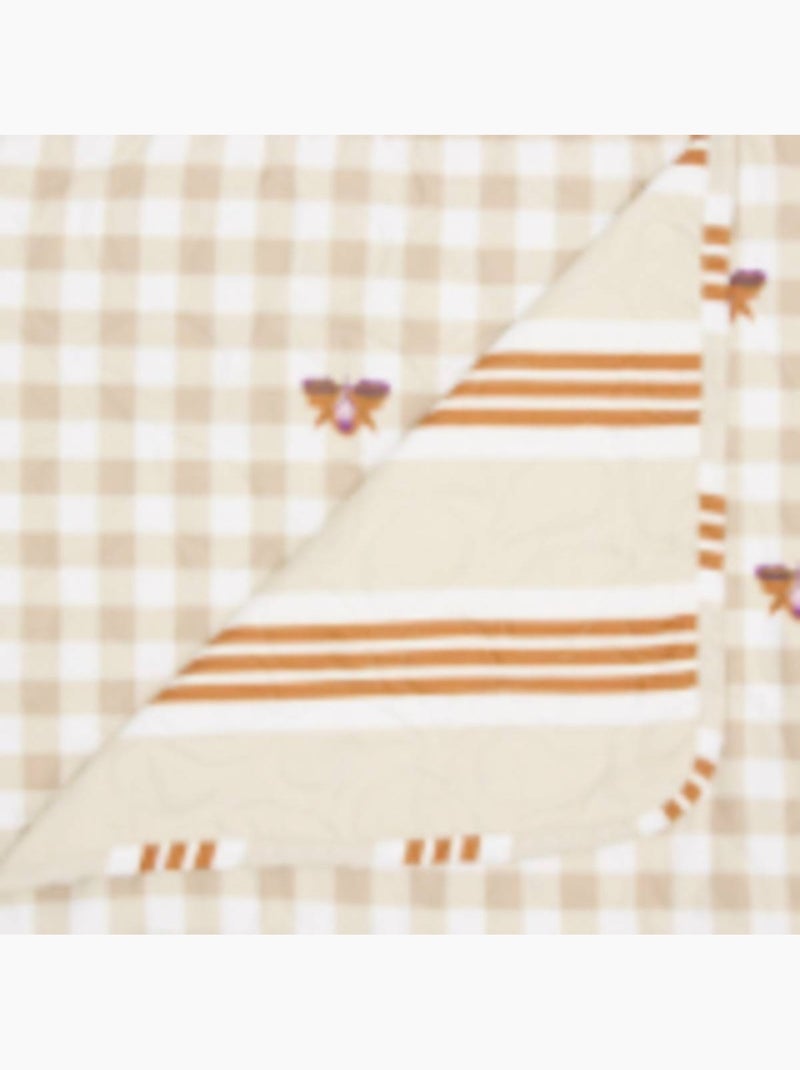 Dessus de lit double cole Lin - Kiabi