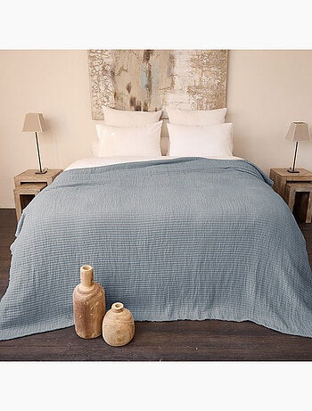 Dessus de lit en coton lavé SEVILLE