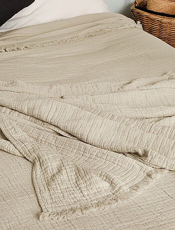 Dessus de lit gaze de coton