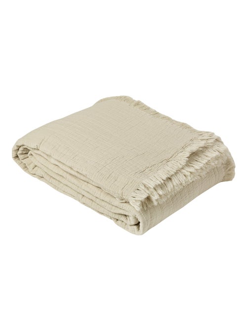 Dessus de lit gaze de coton - Kiabi