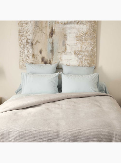 Dessus de lit jacquard épais en polycoton - Kiabi Dessus de lit jacquard épais en polycoton - Kiabi