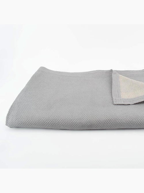 Dessus de lit jacquard épais en polycoton - Kiabi Dessus de lit jacquard épais en polycoton - Kiabi