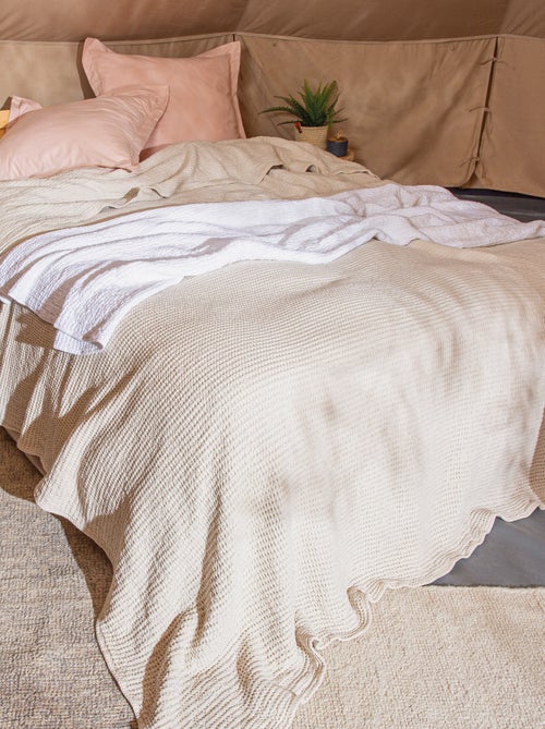 Dessus de lit JAIPUR coton - Kiabi