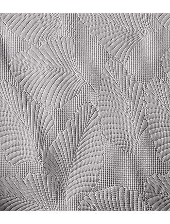 Dessus de lit matelassé à motif feuillage DEER
