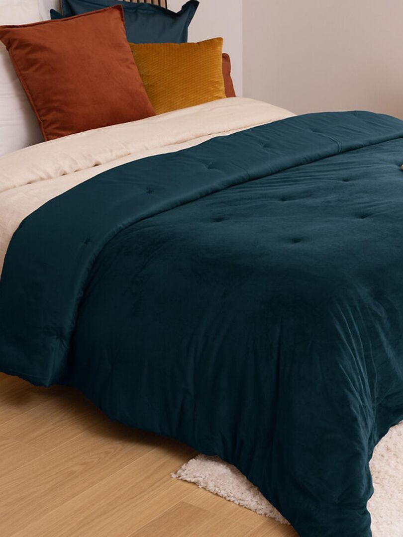 Couette hiver duvet de canard mont blanc Couleur imprimé Carre Blanc | La Redoute