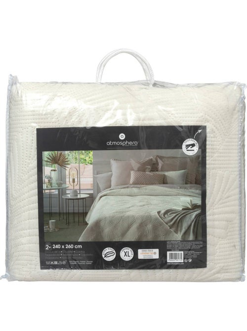 Dessus de lit matelassé en velours FEUILLE - Kiabi Dessus de lit matelassé en velours FEUILLE - Kiabi