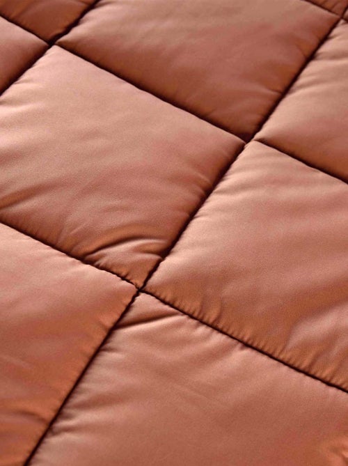 Dessus de lit matelassé peau de pêche Oekotex - Kiabi