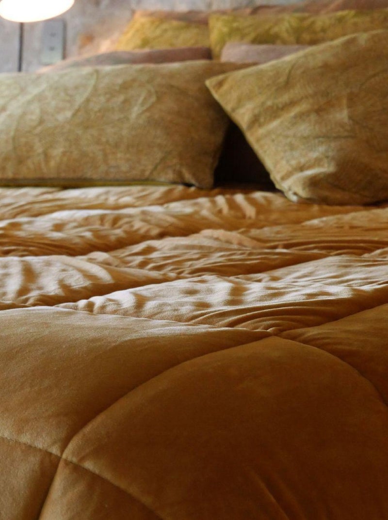 Dessus de lit Moki Gold - 240 x 260 cm Gold - Kiabi