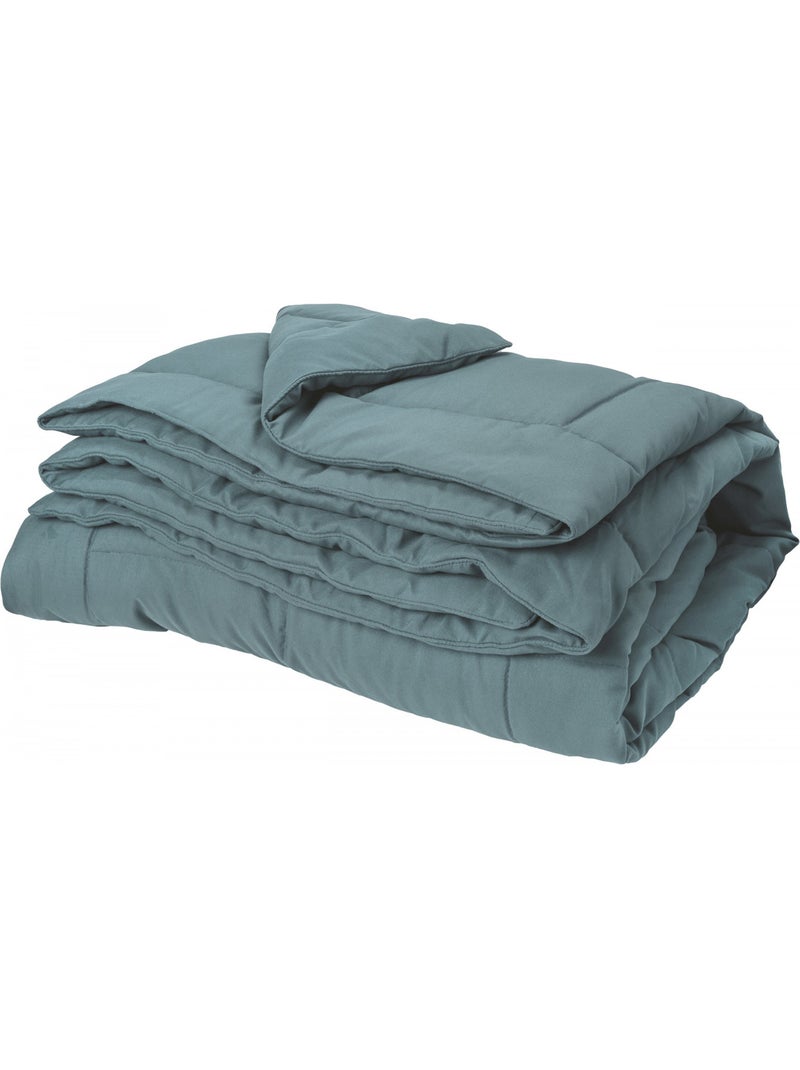 Dessus de lit polyester LAZY Tempéré (mi-saison) 150 g/m2 Orange clair - Kiabi