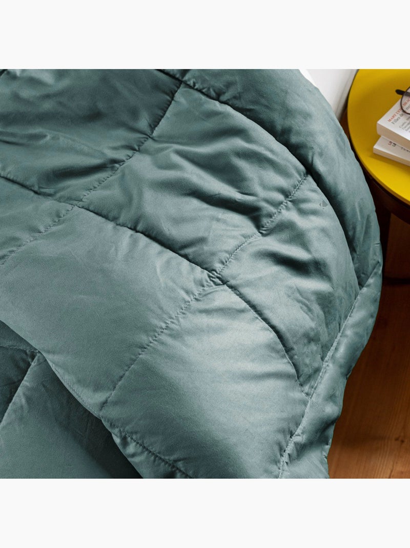 Dessus de lit polyester LAZY Tempéré (mi-saison) 150 g/m2 Orange clair - Kiabi