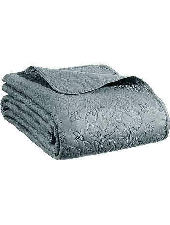 Dessus de lit réversible avec taies arabesque