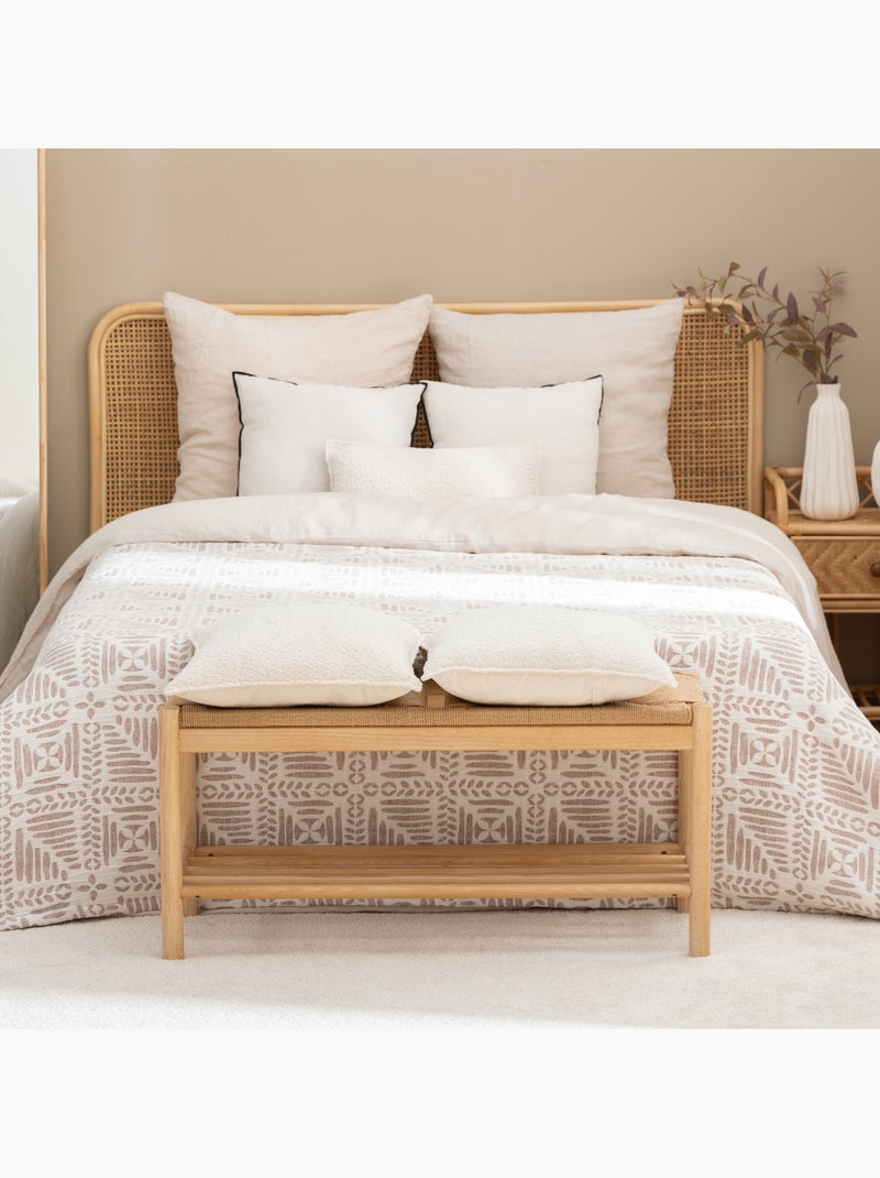 Dessus de lit réversible NUVIA Terracotta - Kiabi