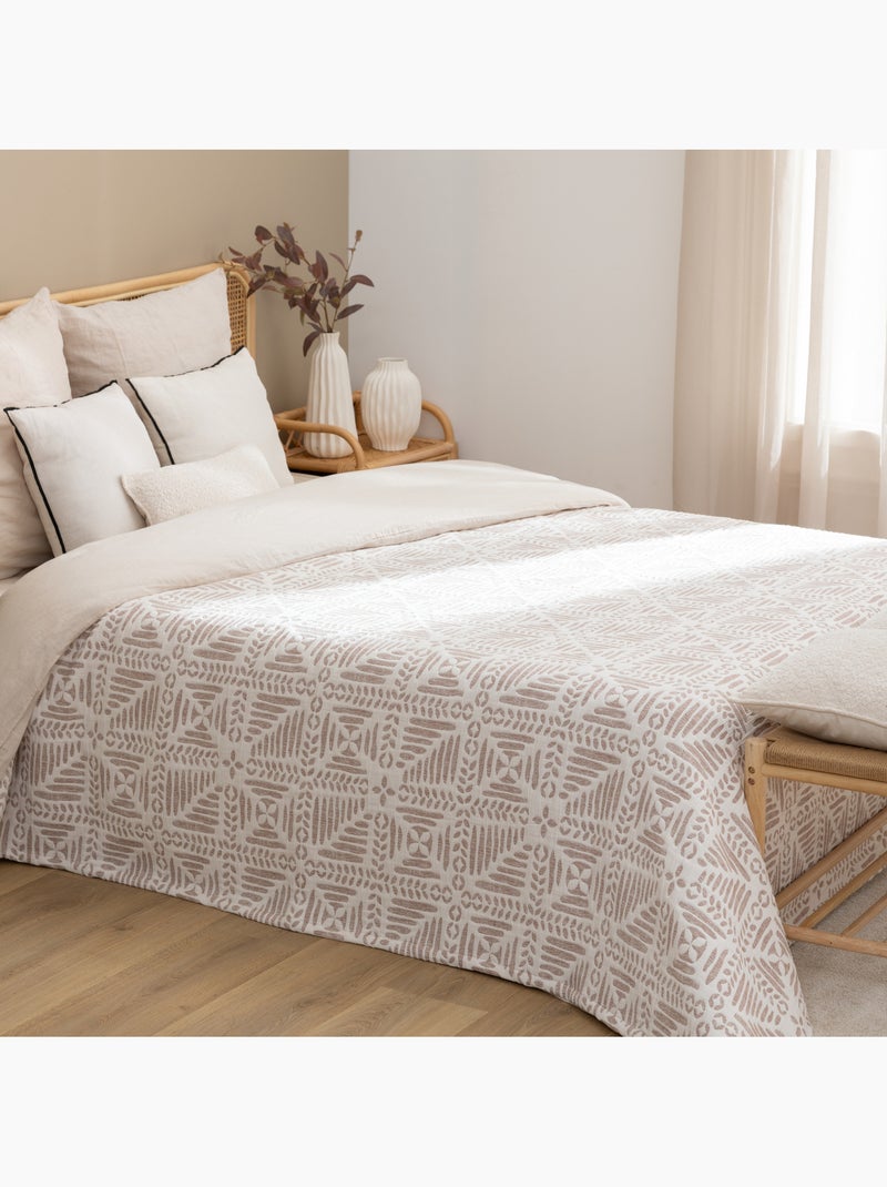 Dessus de lit réversible NUVIA Terracotta - Kiabi