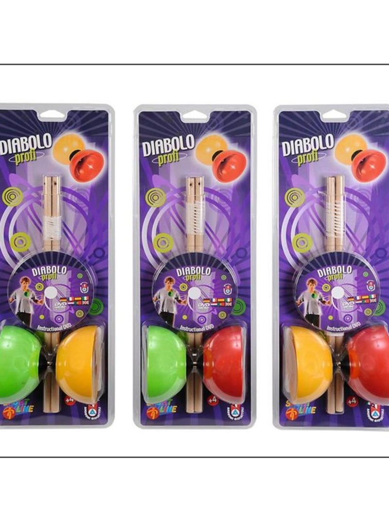 Diabolo multicolore au choix - avec DVD d'instructions N/A - Kiabi