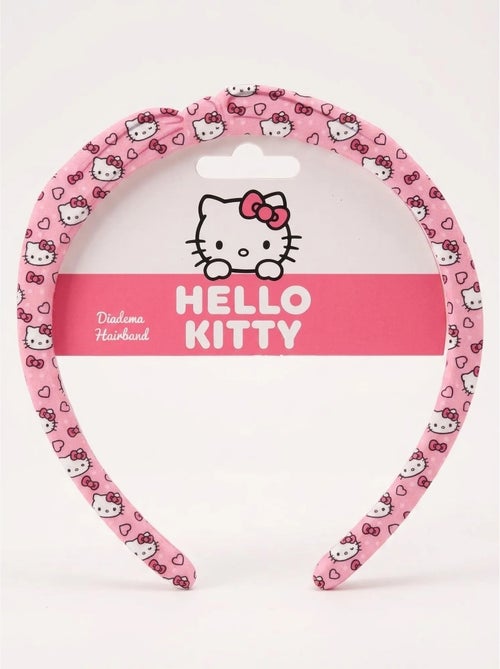 Diadème en tissu doux Hello Kitty Sanrio - Kiabi