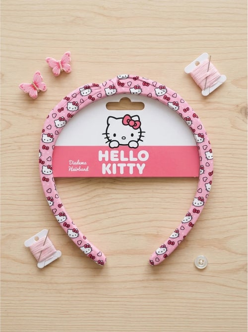 Diadème en tissu doux Hello Kitty Sanrio - Kiabi