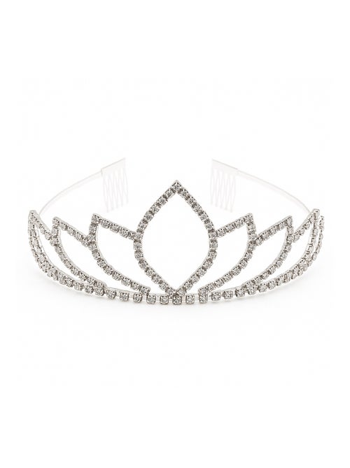 Diadème épi argenté enfant déguisement princesse Labay - Kiabi
