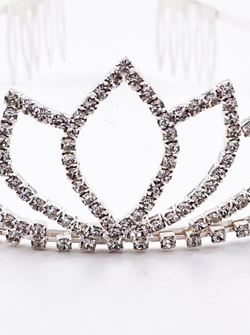 Diadème épi argenté enfant déguisement princesse Labay - Kiabi