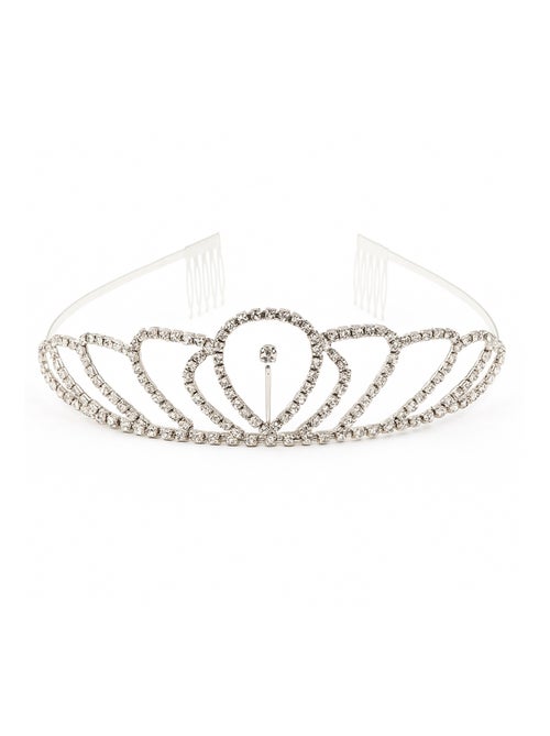 Diadème perle argenté enfant déguisement princesse Labay - Kiabi