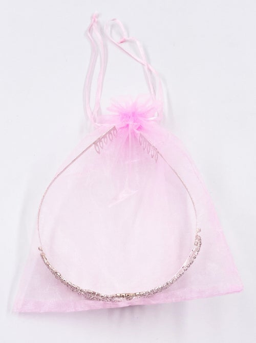 Diadème perle argenté enfant déguisement princesse Labay - Kiabi