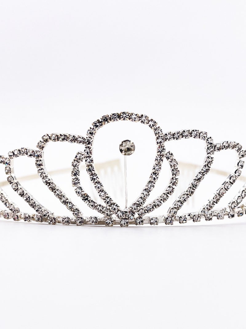 Diadème perle argenté enfant déguisement princesse Labay Argenté - Kiabi