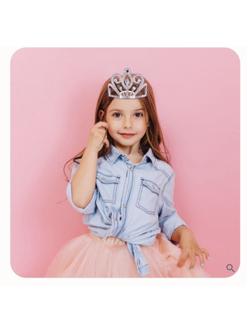 Diademe reine argente - party pro Gris - Kiabi