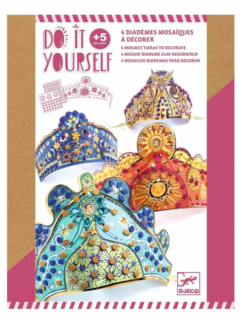 Diadèmes mosaïques à décorer Multicolore - Kiabi