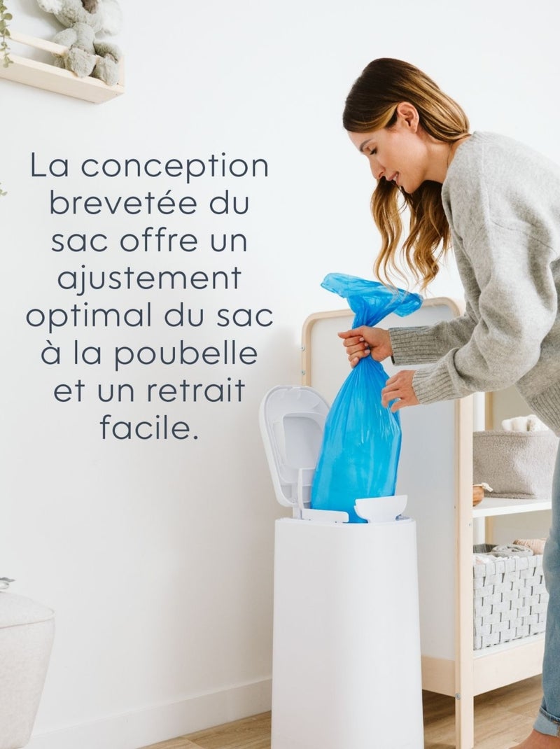 Diaper Genie - Recharges Easy Roll pour poubelle à couches Platinium Bleu - Kiabi