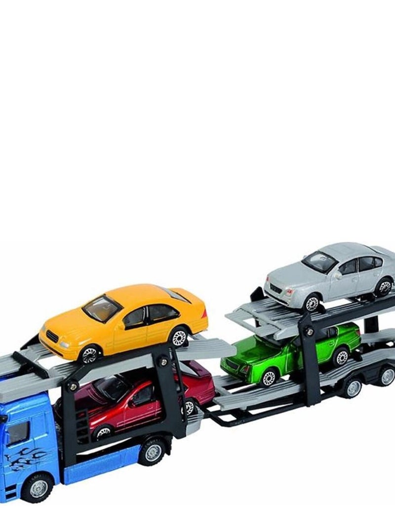 Dickie - Car Trailer Bleu - Kiabi