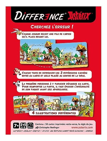 Différence édition Astérix