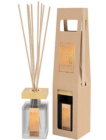Diffuseur à bâtons éco responsable - Bambou Gingembre