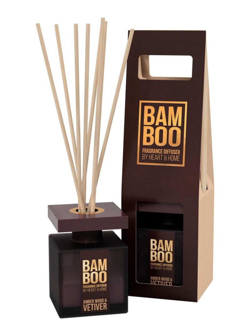 Diffuseur à bâtons éco responsable Heart and Home - Flambée Noir - Kiabi