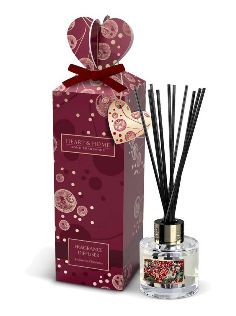 Diffuseur à bâtons Heart and Home - Épices et cranberry Transparent - Kiabi